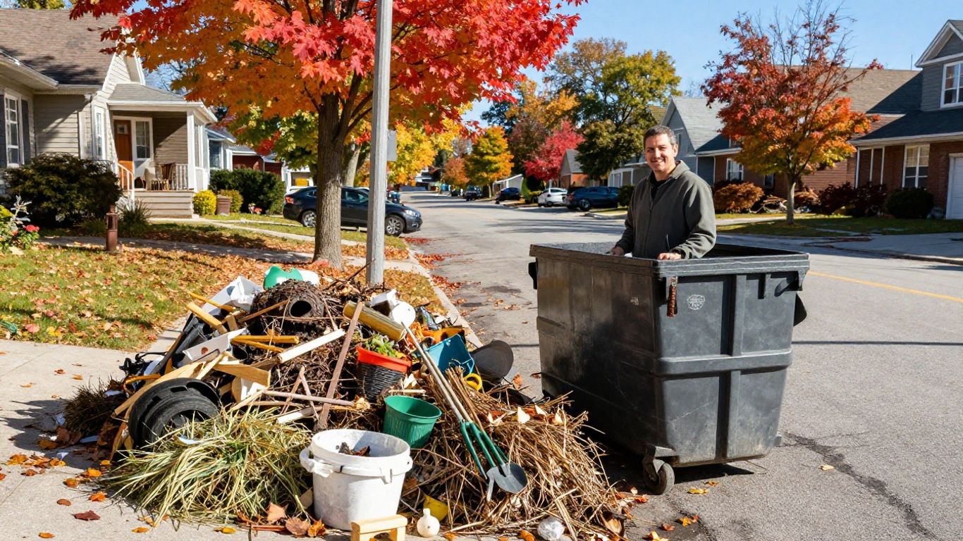 Dumpster rental for seasonal cleanup in Ottawa.